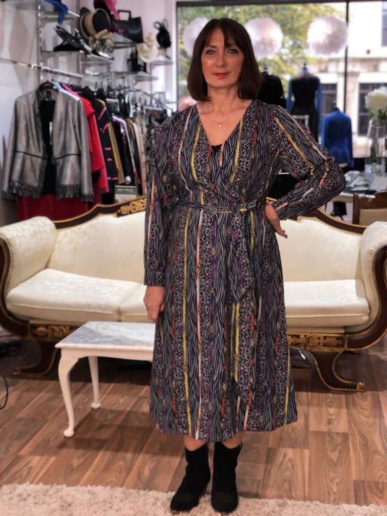 Darling V Neck Wrap Dress