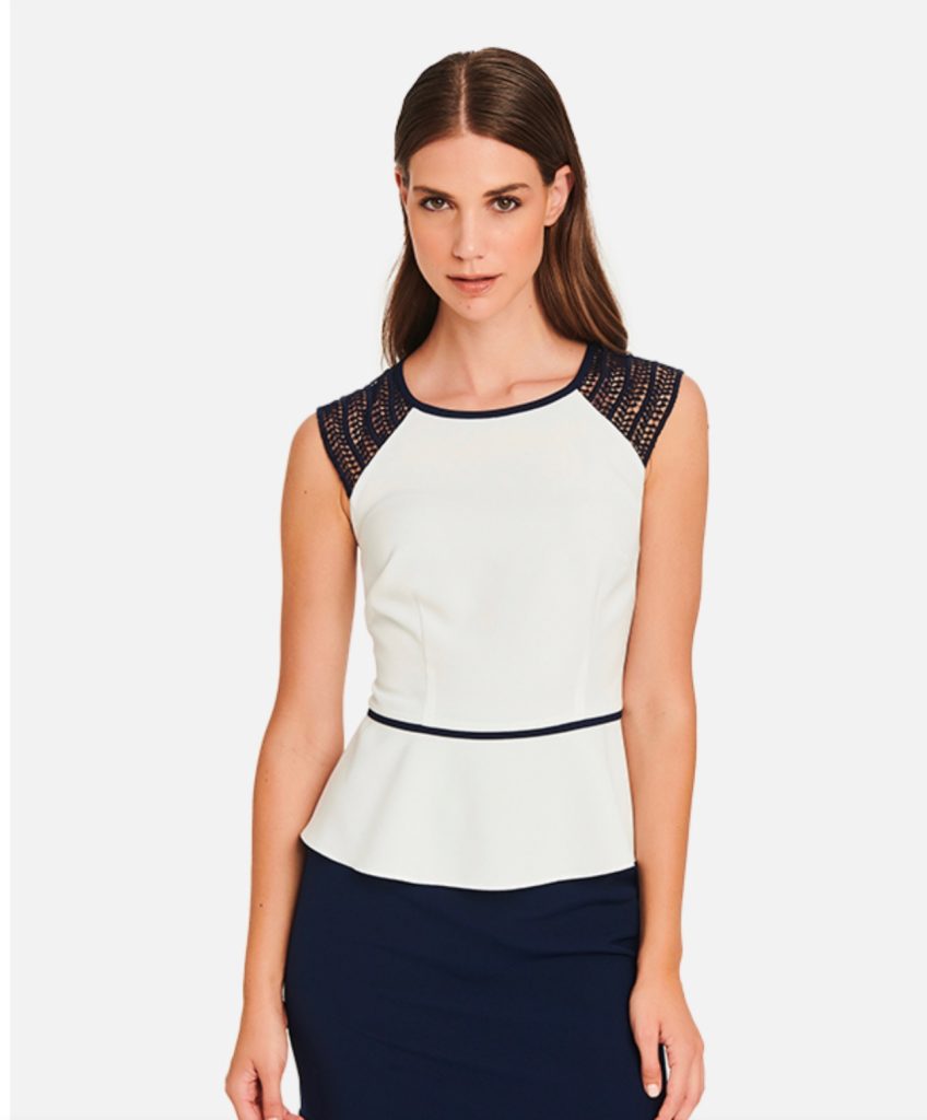 Badoo Crochet Shoulder Blouse