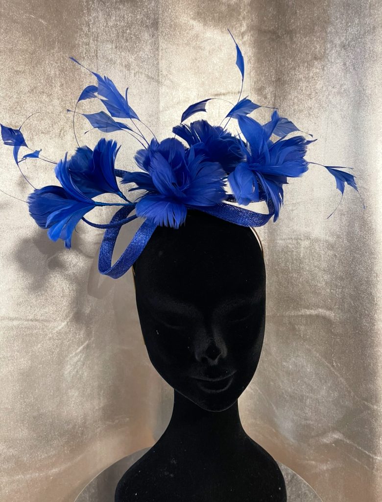 Failsworth Cobalt Feather Fascinator