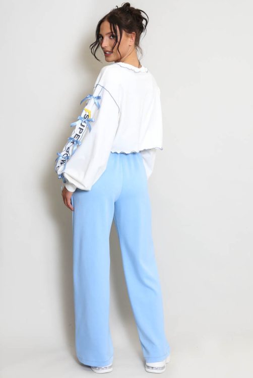 Bella Blue Soft Touch Trousers
